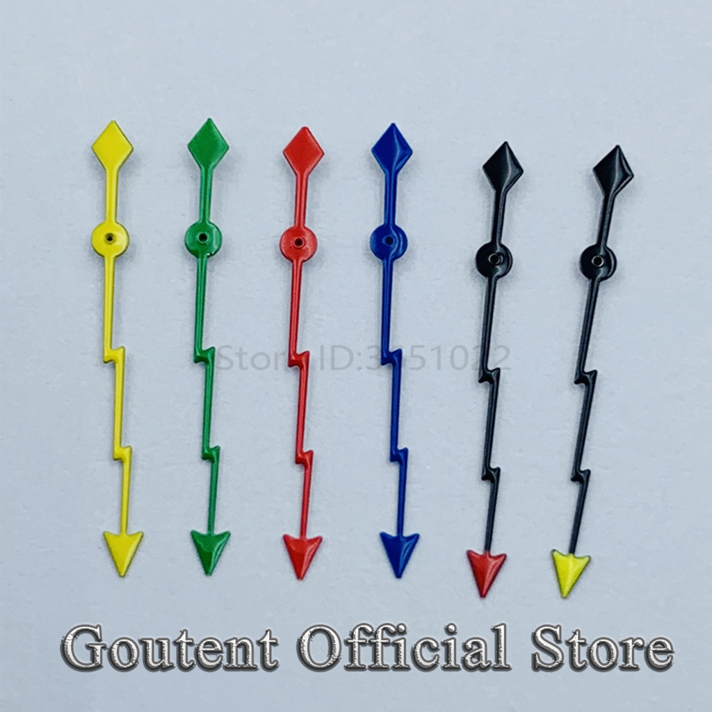 Green luminous hands, compatible with NH35 NH36 3135 ETA 2824 2836 Miyota 8205 8215 821A PT5000 movements.