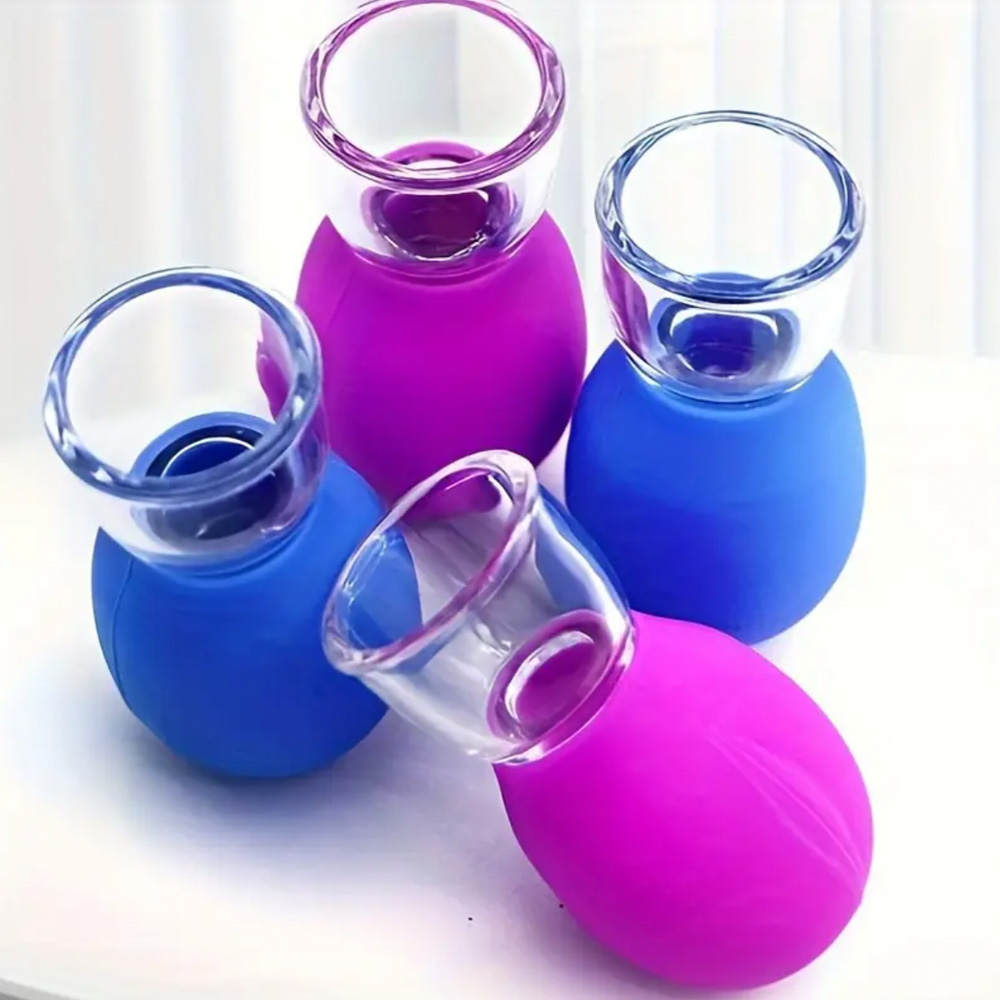 12PCS/6PCS/3PCS/1PC - Multi functional facial cupper, mini and compact, easy to use for decompression and relaxation