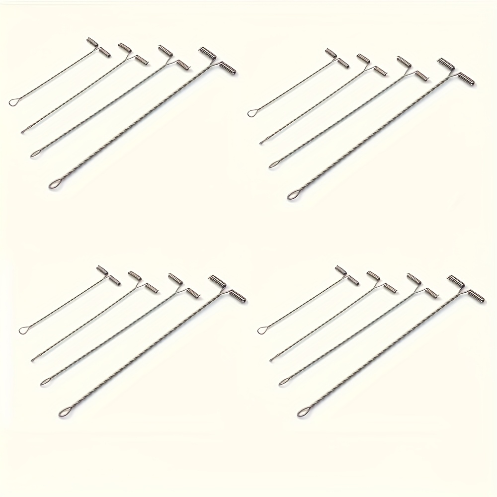 50Pcs Stainless Steel Y-Shaped Swivels For Sea Fishing - Durable Connectors, Silvery - Enhance Fishing Line Strength & Reduce Ta