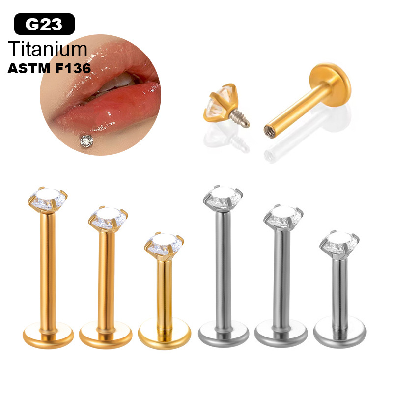 ASTM F136 Titanium Nose Rings 16g Tragus Septum Cartilage Piercing Jewelry Women Stud Hypoallergenic Earrings Hoop