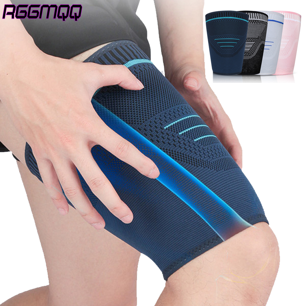 1PCS Thigh Compression Sleeves - Quad & Hamstring Support for Men & Women - Breathable Leg Sleeves for Running,Weightlifting,Gym