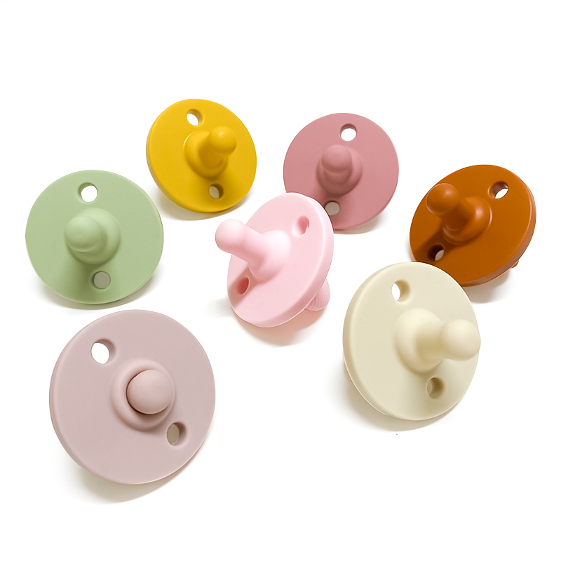 1pcs Silicone Baby Photographic Toy Newborn Dummy Infant Round Soother Toys Accessory