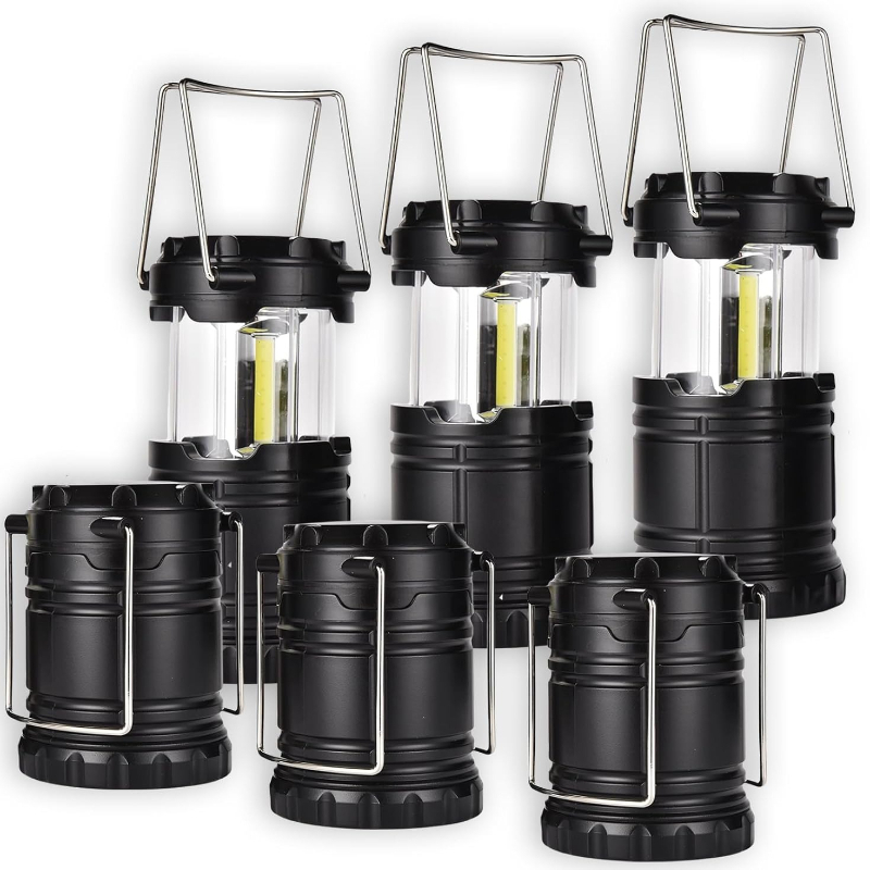 1/2/4Pcs Portable LED Camping Lantern Lightweight Waterproof for Indoor Outdoor Home Emergency Light Outages Hiking Hurricane