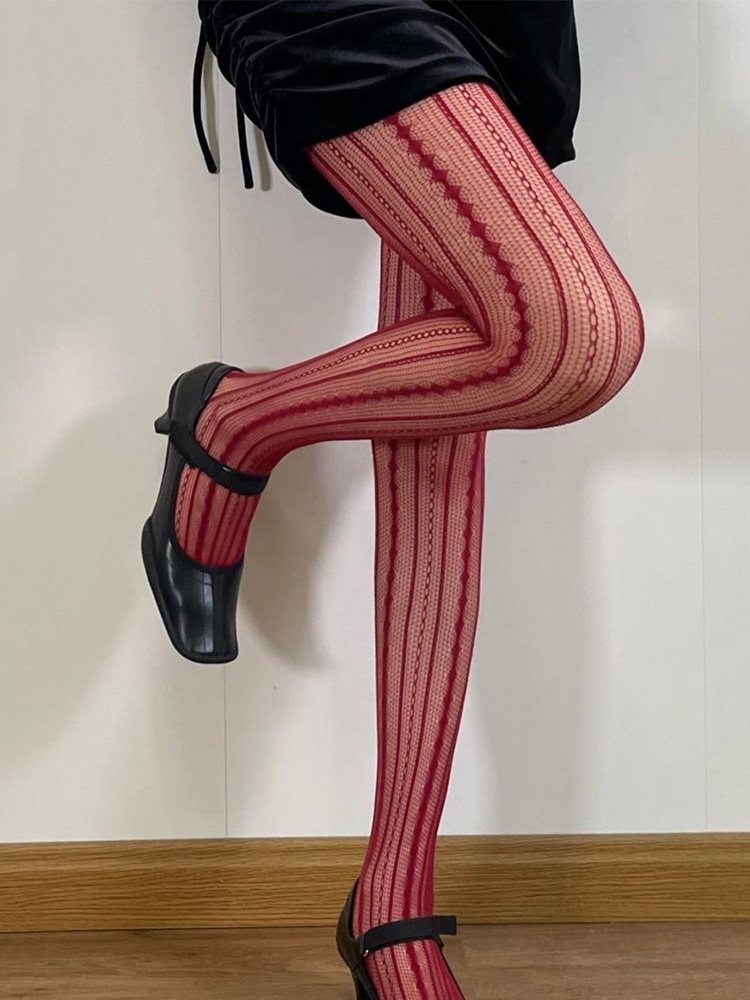 Women Summer Thin Flower Mesh Pantyhose Elastic Slimming High Waist Hollow Out Tights White Socks Women Fishnet Stockings