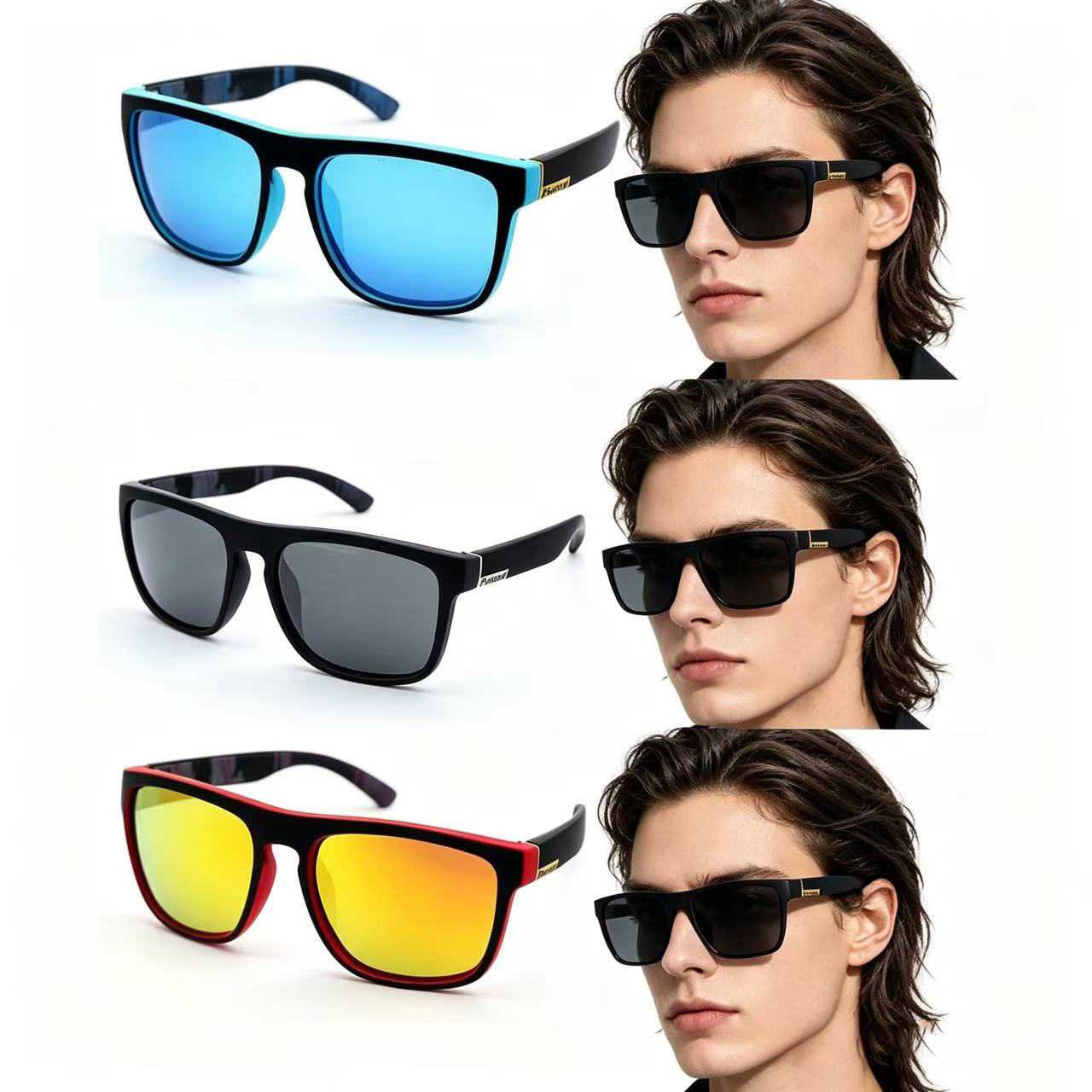 Design New Polarized Sunglasses Men Fashion Male Eyewear Sun Glasses Travel Fishing Sports Driving UV400