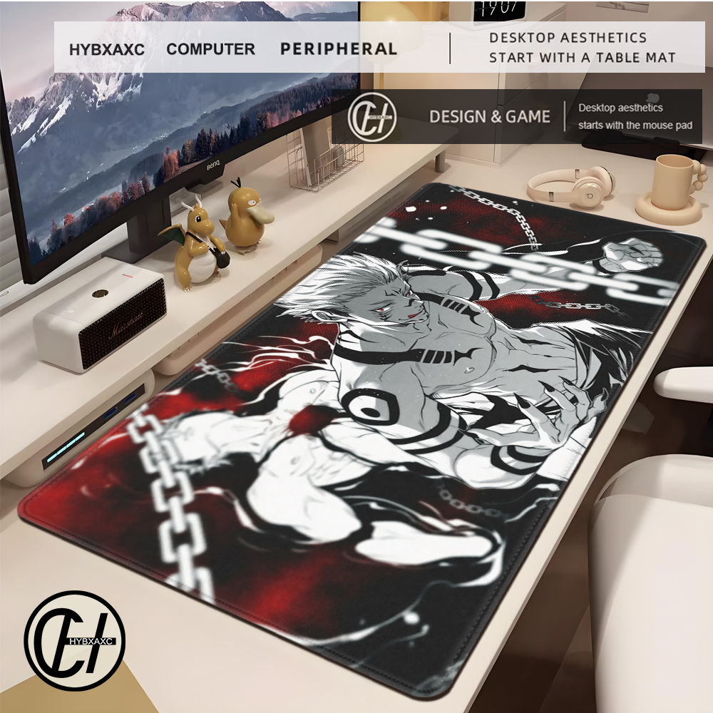HD 40x90CM Hot Anime Jujutsu Kaisen Large Mouse Pad Ryomen Sukuna MousePads Computer Gaming Peripheral Accessories Desk Mat XXL