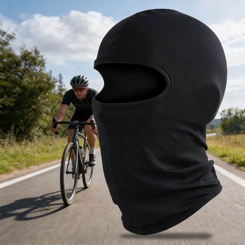 1 Pieces/Quick-dry Balaclava Sports Full Face Mask Soft Breathable Beanies Cycling Helmet Liner Running Hiking Fishing Hood Caps