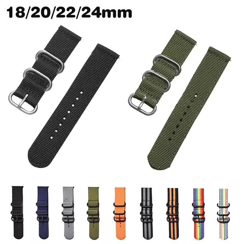 Genuine Leather Watch Strap Quick Release Watch Strap 20mm 22mm High Quality Wristband Men Women's Bracelet