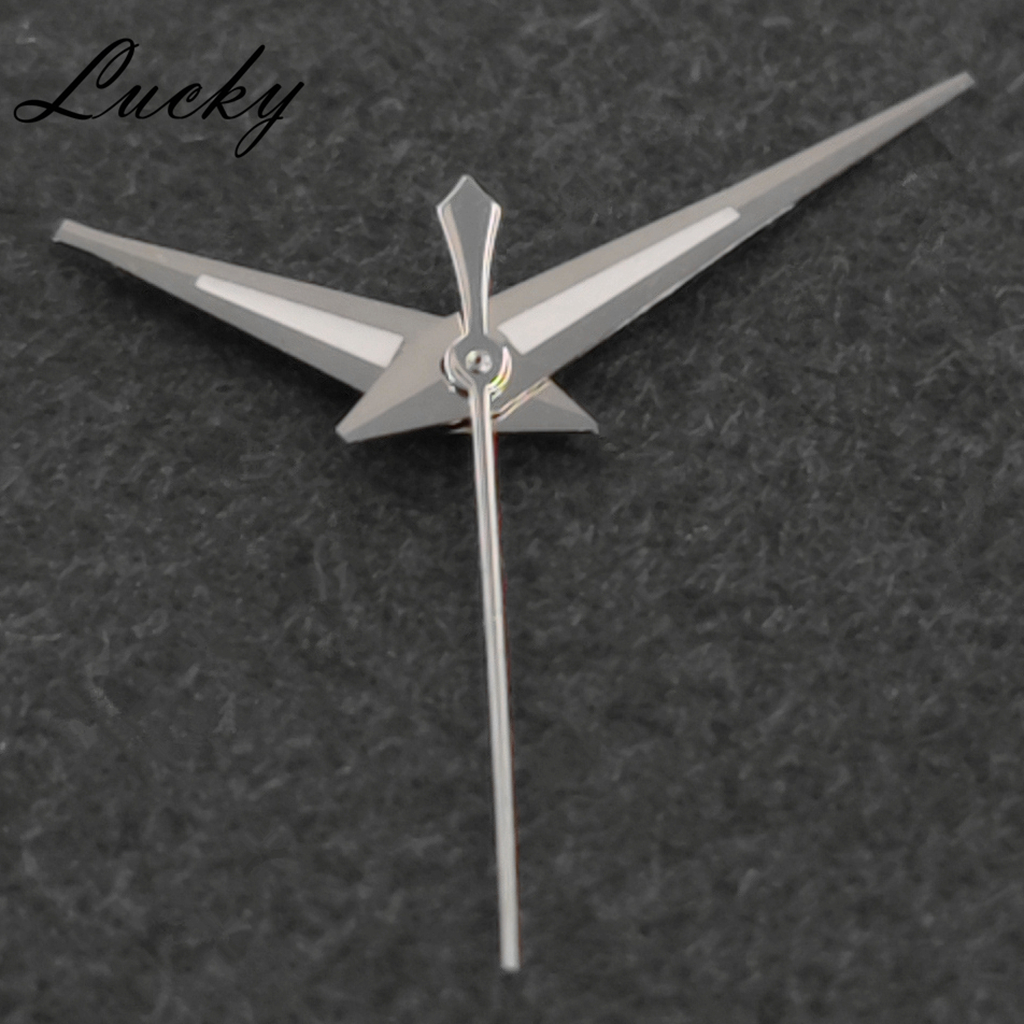 High Quality NH35 Silver Watch Hands Green Luminous For NH35/NH36/7S26/7S36/4R35/4R36 Movements Watches Pointers Accessory