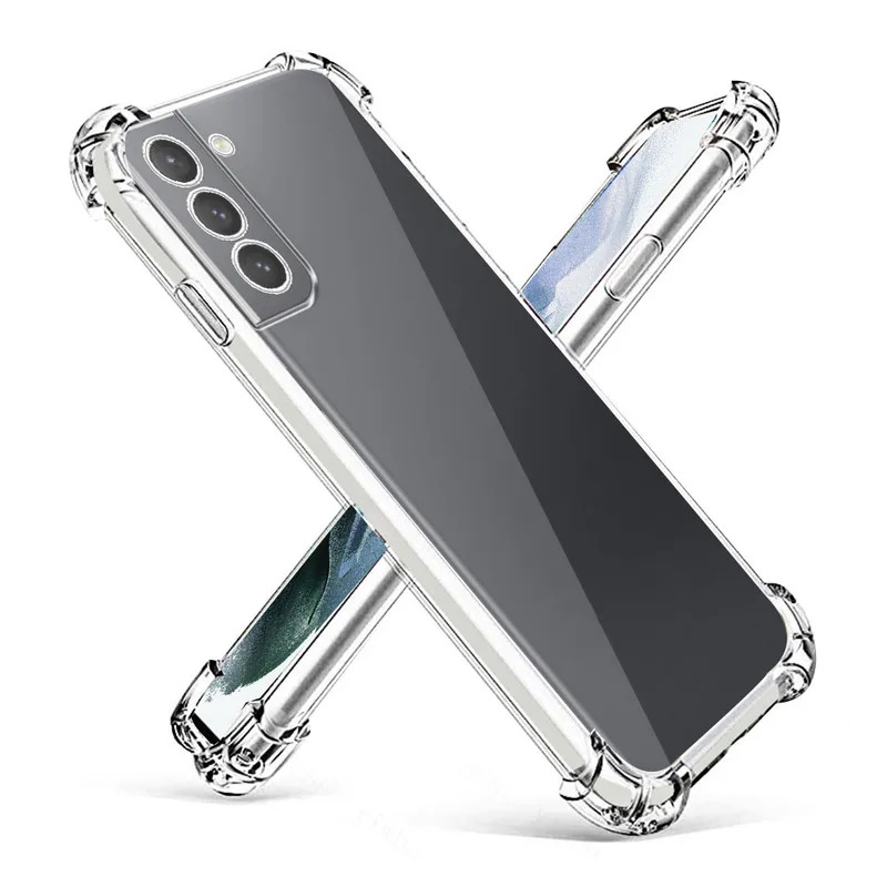 For S25 Ultra Plus S 25 FE S25FE S25Plus S25Ultra 5G Phone case Transparent Soft Square Capa Matte Shockproof