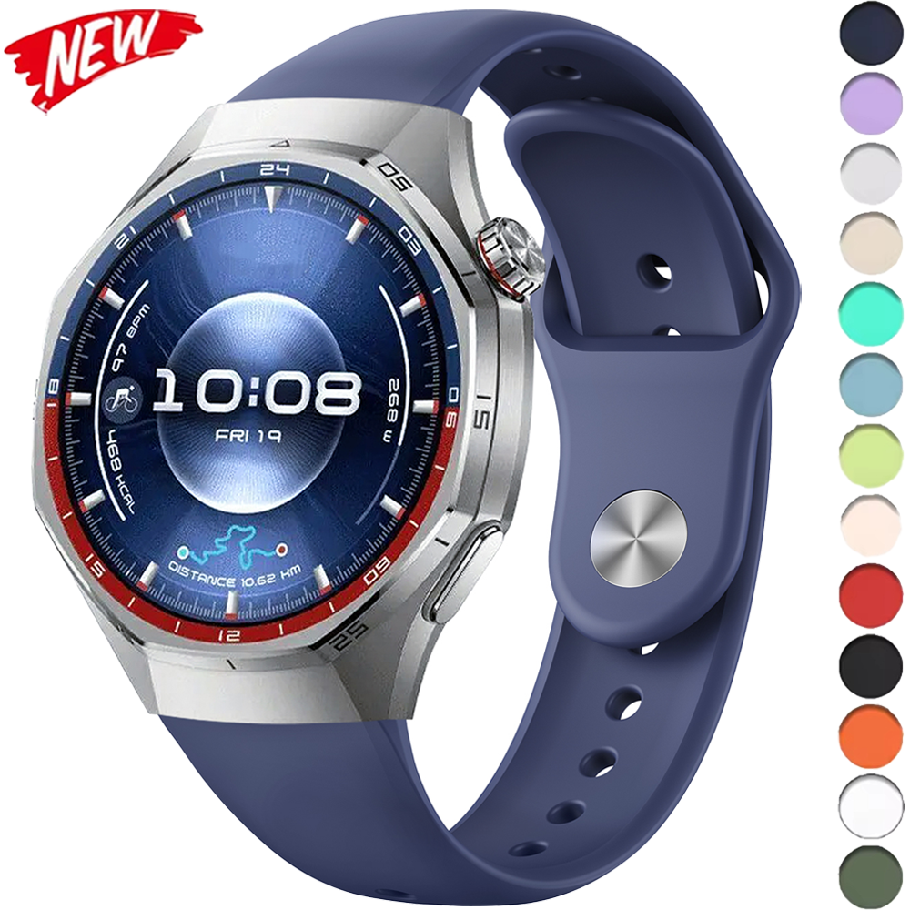 Silicone Strap For Watch GT 6 Pro 46mm Sport No Gap Original WatchBand Bracelet For Watch GT6 Pro Band Accessories