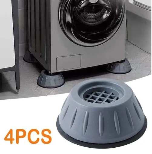 4 Pcs Set Of Washing Machine Base Stand Anti Slip Feet Pads