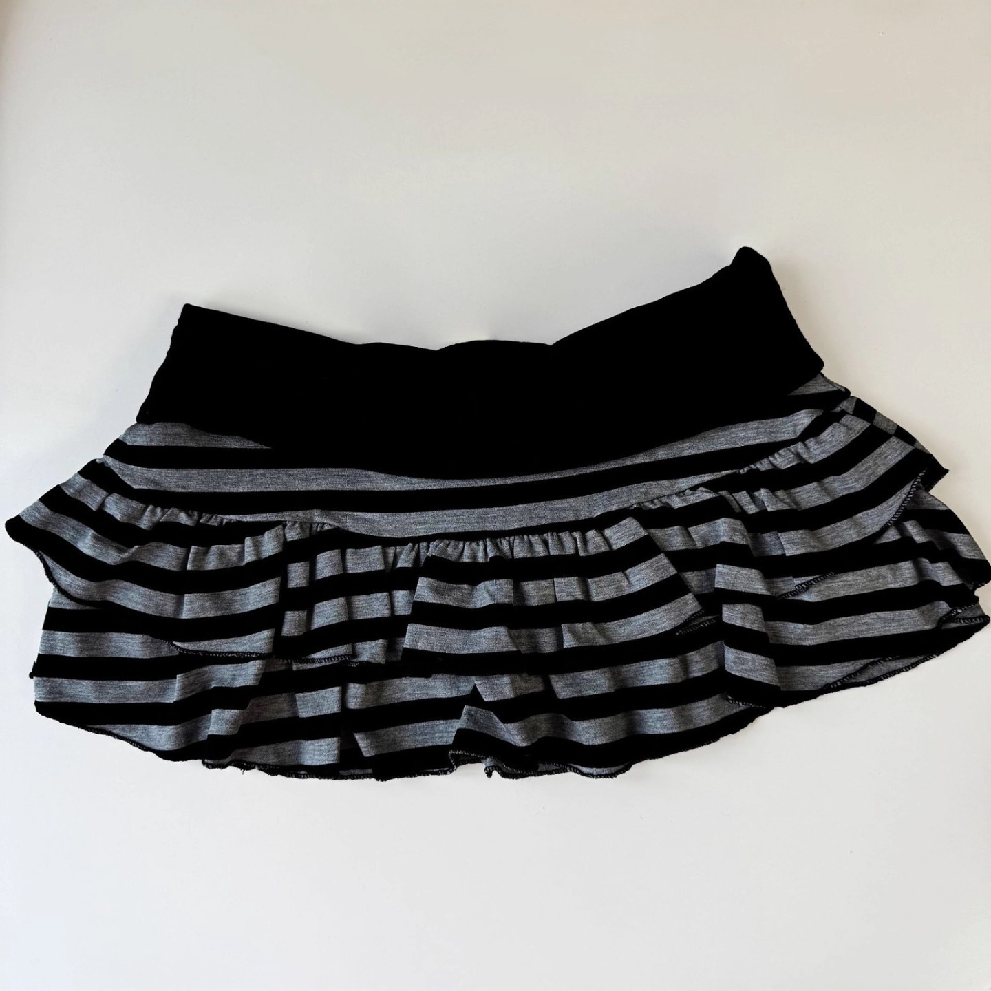 Women's 2026 Striped Color Block A Line Mini Skirt Y2K Korean Japanese Street Style Niche Versatile Fashion Skirt