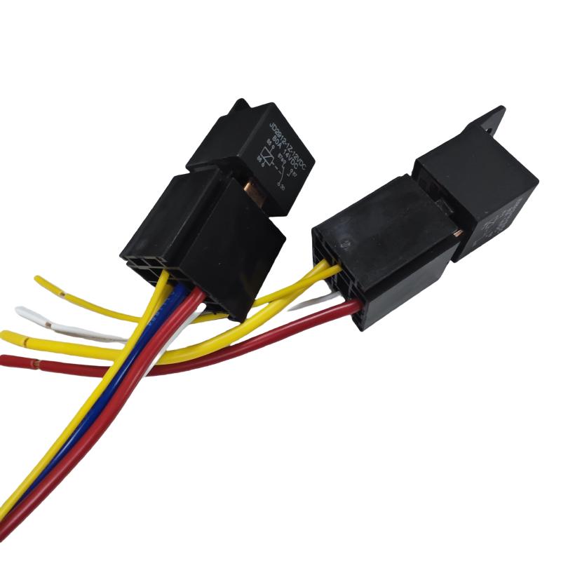 NEW SALE 1Set Head Light Air Conditioner Motorcycles DC12V DC24V Relay 80A 4/5 Pin Waterproof Automotive Relay With Wired Socket