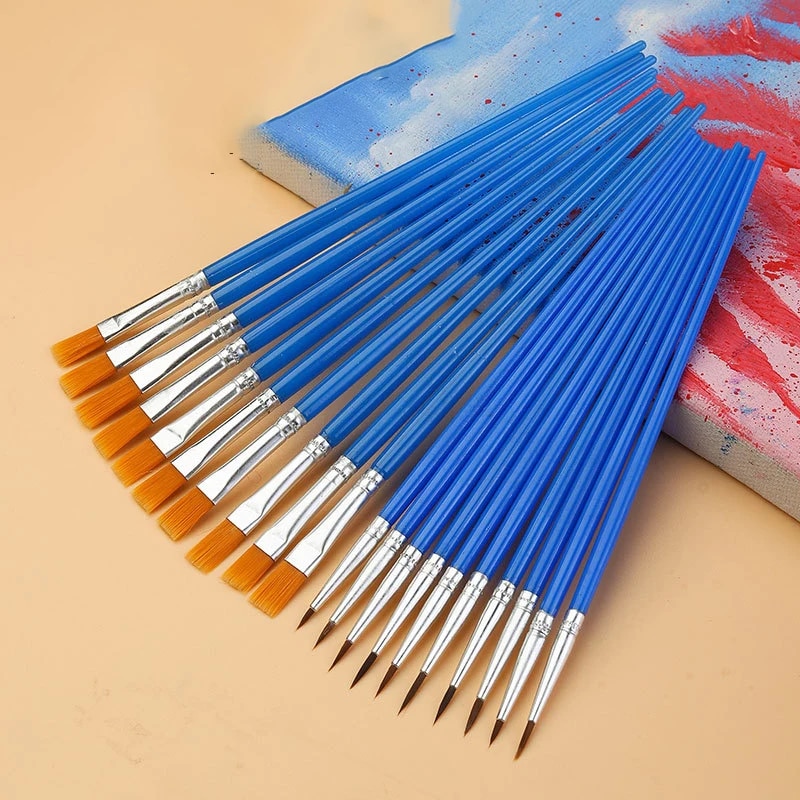 Hook Line Nylon Brush Pen Fine/Thin Small Brush Watercolor/Gouache/Acrylic/Digital Oil Painting Drawing Art Paint Brush Pen Tool