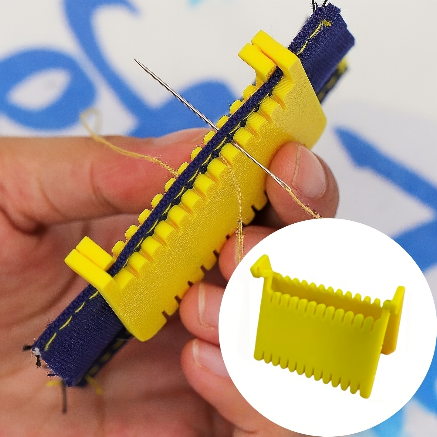 1pc 3D Printed Sewing Clip Durable Plastic Sewing Tool Simple Practical Design Easy Use Beginner Housewife DIY Project Grip