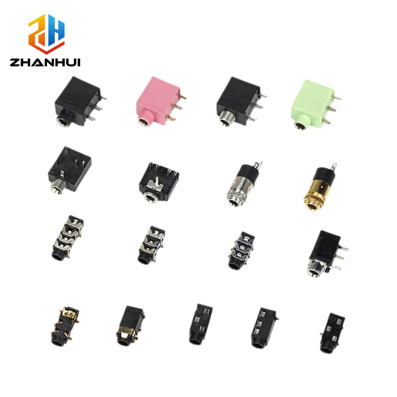 5PCS 3.5mm Stereo Audio Female Jack - Panel Mount Solder Socket (PJ313/PJ320/PJ325/PJ326) for Headphone & Speaker ja 3