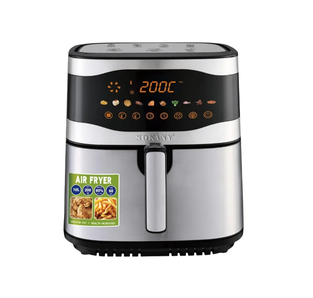 Sokany Air Fryer 10 Lits With Up And Down Heating System