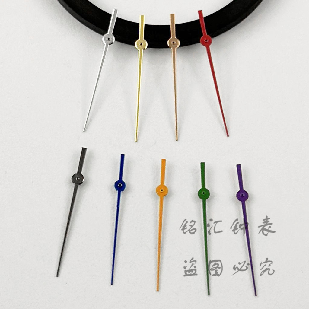 NH35 12.5MM Diving Water Ghost Second Hand Red Green Blue Watch Hands For NH35/NH36/4R/7S Movement Watches Pointers