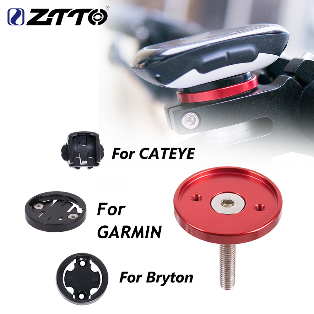 ZTTO MTB Road Bike Computer Holder stem top cap bicycle stopwatch GPS ultralight Mount For Bryton CATEYE