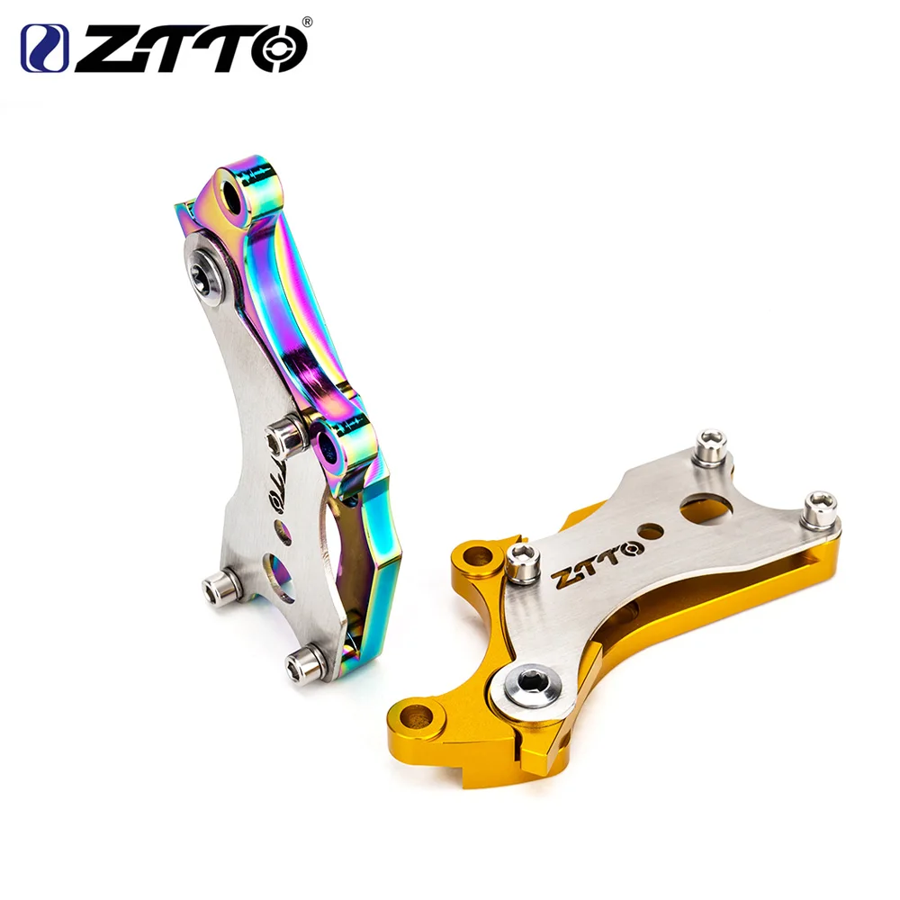 ZTTO MTB Road Bike V Brake To Disc Brake Adapter Rim Brake Mount Change Holder Bicycle Brake Converter