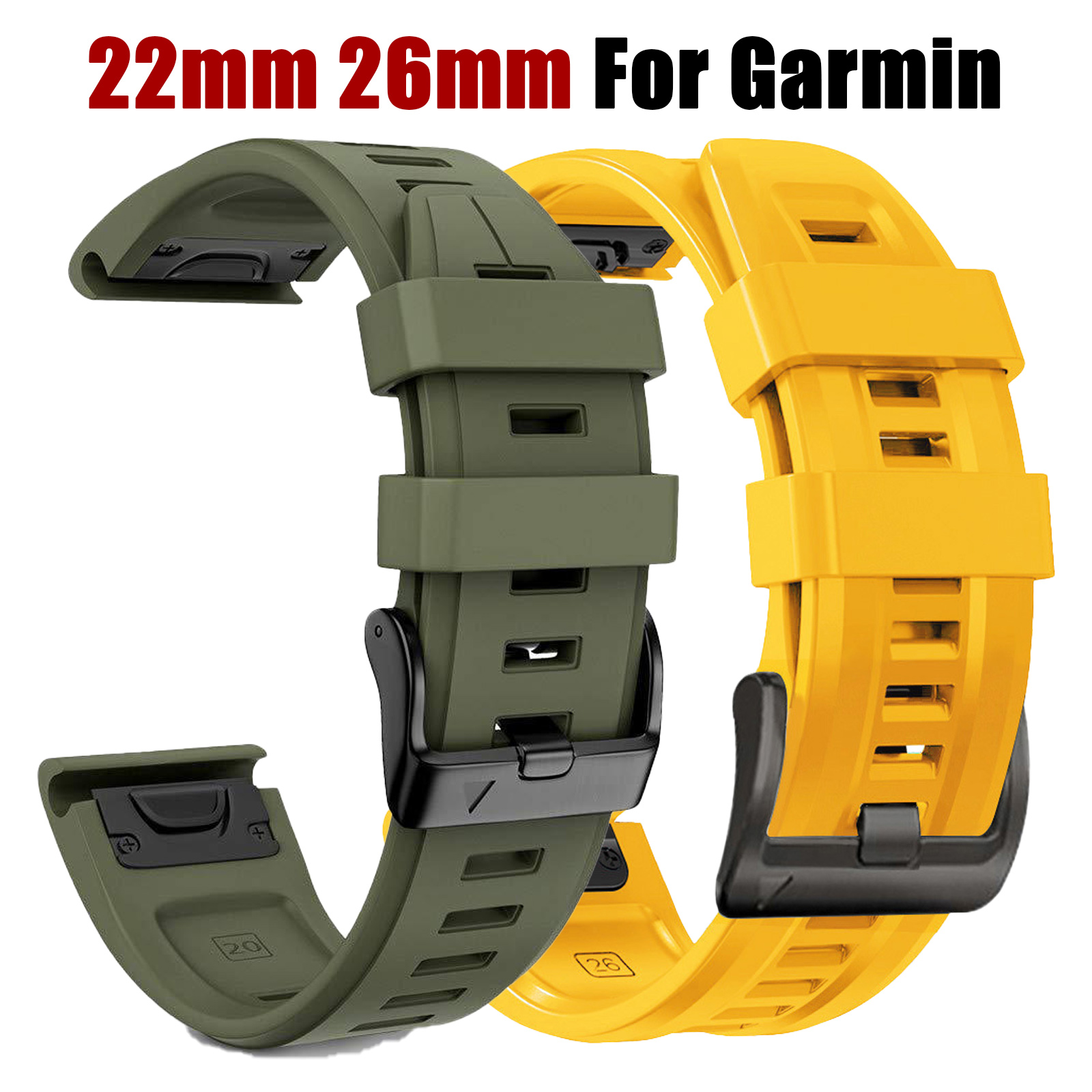 QuickFit 20mm 22mm 26mm Strap Nylon for Fenix 7X 7 7S Pro Fenix 6X 6 6S 5X Epix 2 Pro Instinct Tactix 7 Enduro Loop Band