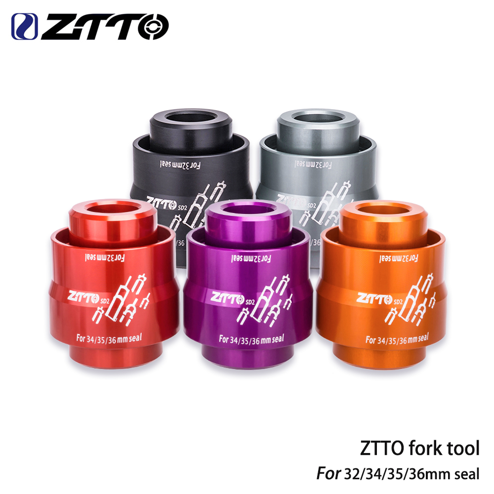 ZTTO MTB Mountain Bike Suspension Fork Oil Seal Driver Installation Tool Fork Seal Wiper Tool 32 34 35 36mm inner tube pen gpt