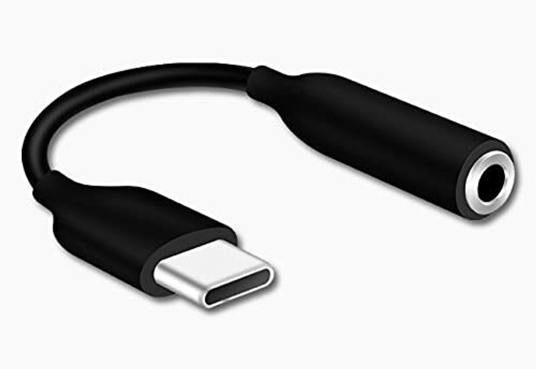 Black Type C to 3.5 mm Jack Audio Connector Especially for Samsung Mobiles Phone Converter (Android)