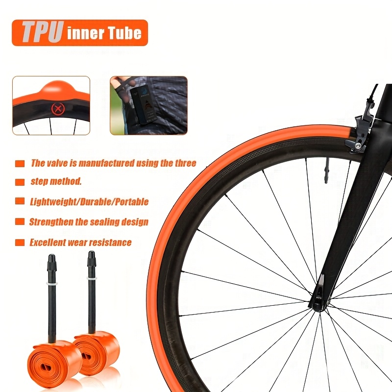 NPY Inner Tube 700 23-32C Road MTB Bicycle Tube TPU Tire 700c 45/65/85mm Presta Valve Bicycle Tube Super Light Tube Bike Tyre
