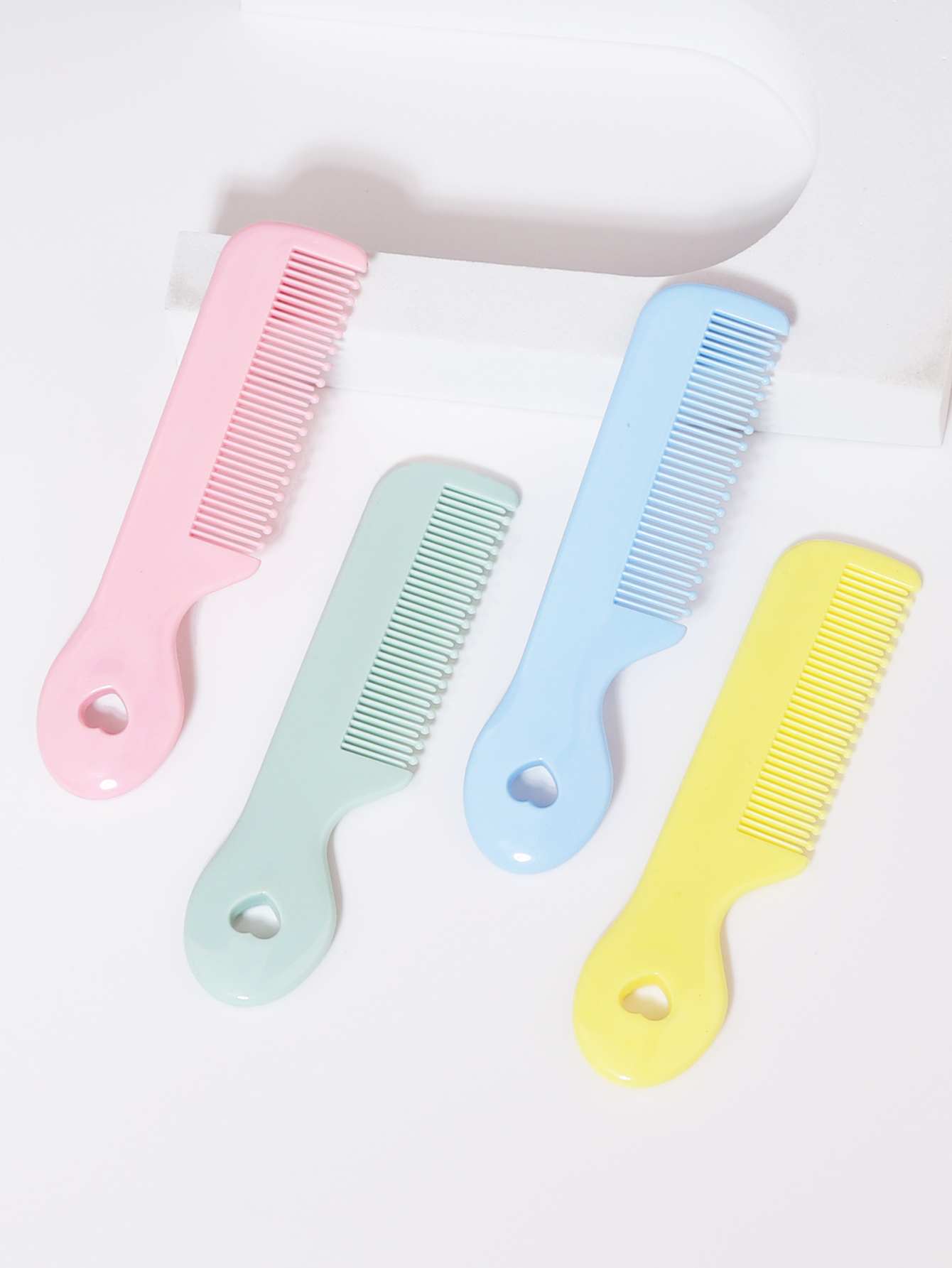 Anti-Static Hair Care Mini Cute Comb Smooth Hair Scalp Massage Hairstyle Comb, Special for Real Hair