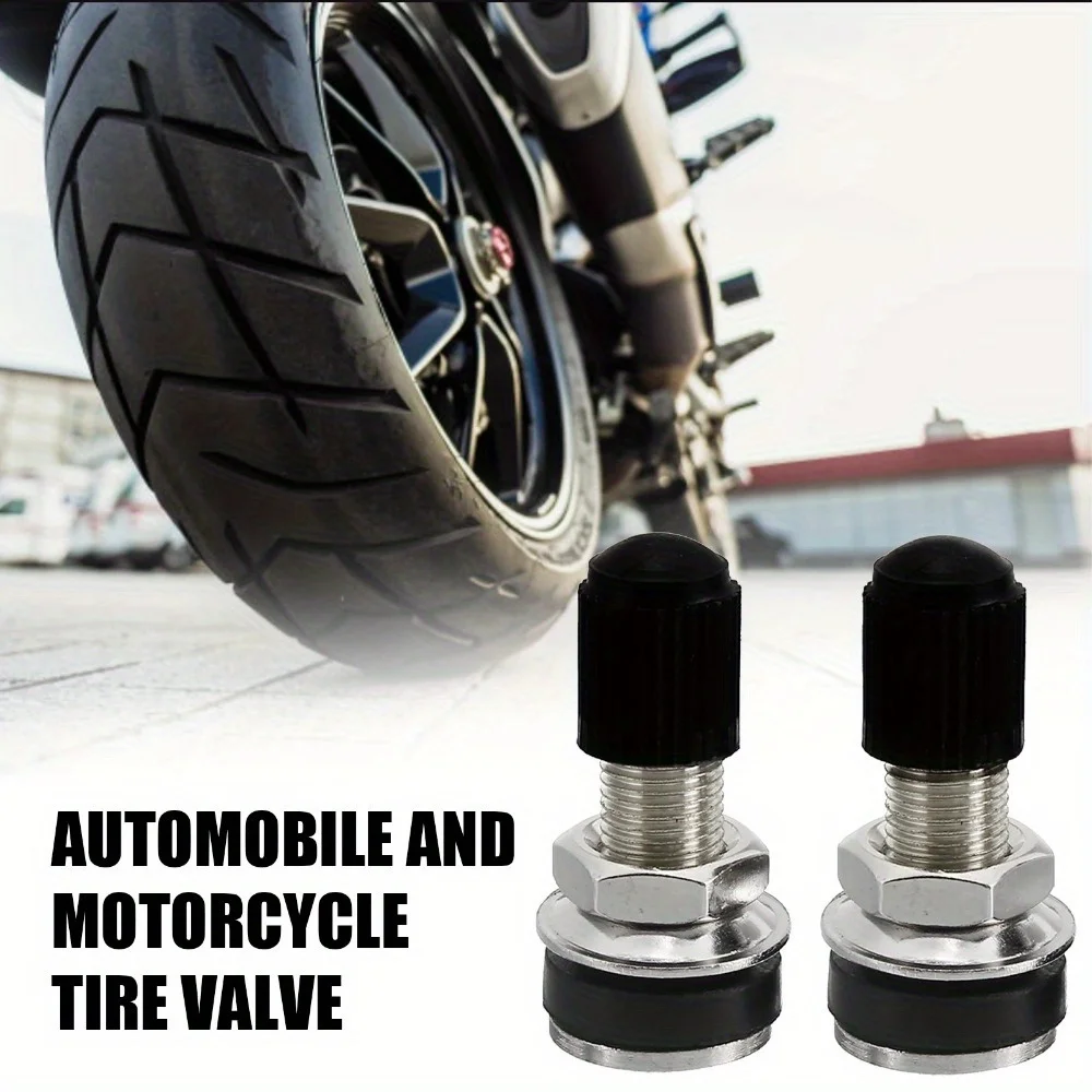 2pcs Round Head 32mm-Motorbike Motorcycle Scooter Bike Quad Tubeless Mountain Tyre Valve Dustcap Car Tire Valve Cap