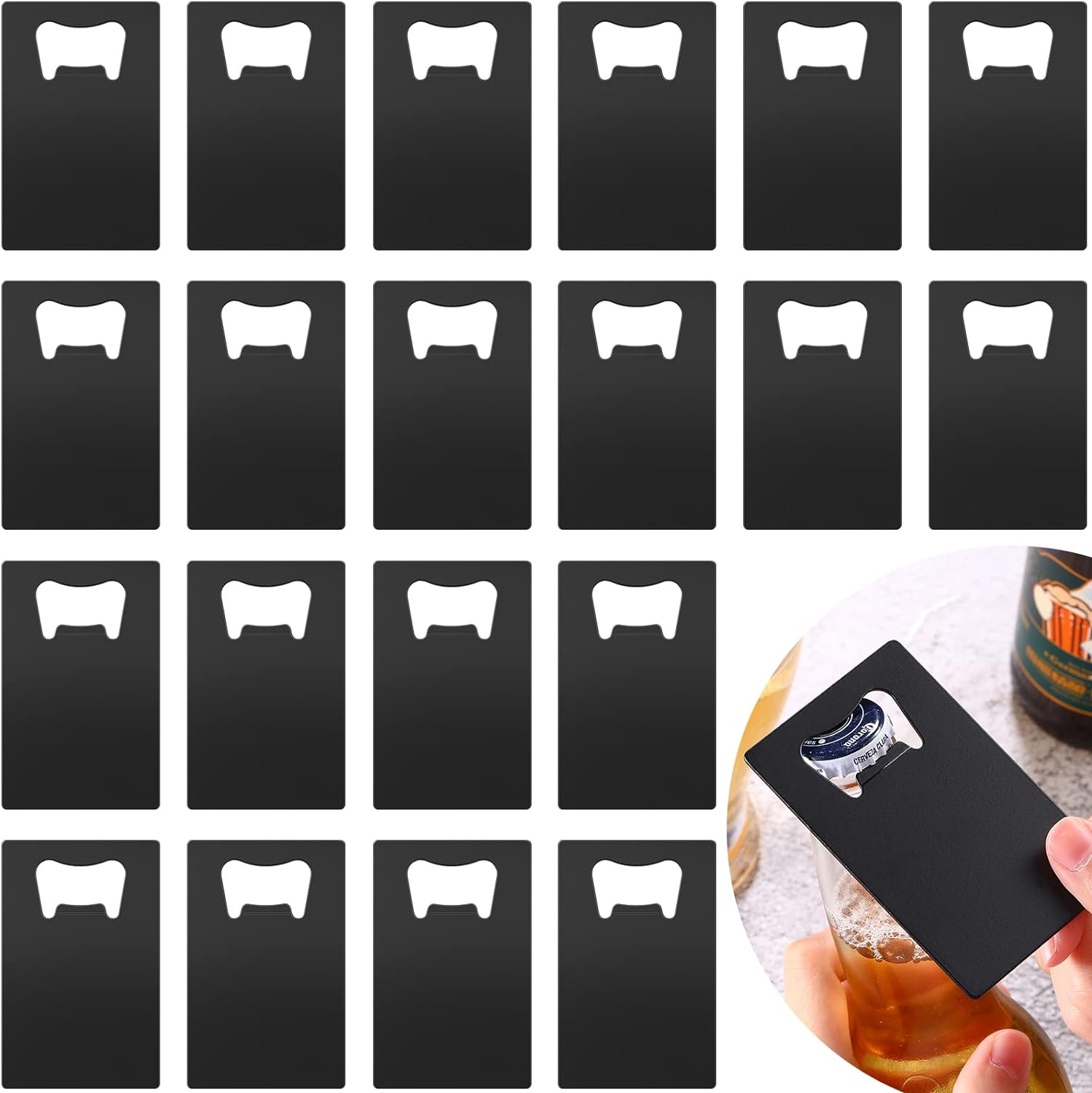 10/20Pcs Stainless Steel Bottle Opener for Wallet and Pocket Restaurant/Bar DIY Card Shape Mini Bottle Opener Wedding pen gpt