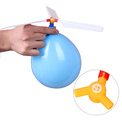 1PC Balloon Helicopter Toy Funny Classic Sound Balloon No Battery Airplane UFO Kids Play Flying Toys Party Favors Outdoor Sports