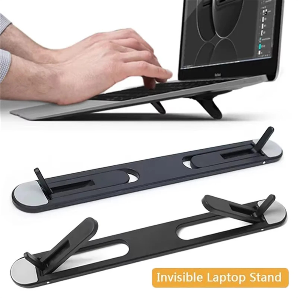 Universal Laptop Riser Stand invisible Laptop Bracket Stands For Macbook Pro 13 15 Air Lenovo Samsung Notebook Cooling Pad
