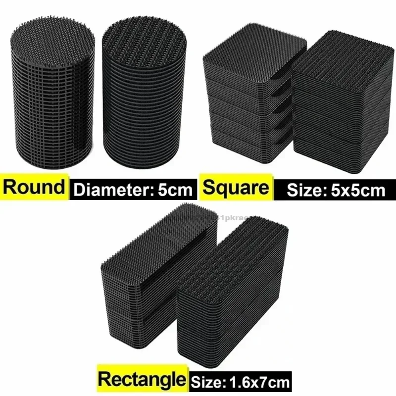 Self Adhesive Tape Hook and Loop Strips Sticky Back Fastener Heavy Duty Mounting Strips Instead of Holes and Screws Adhesive