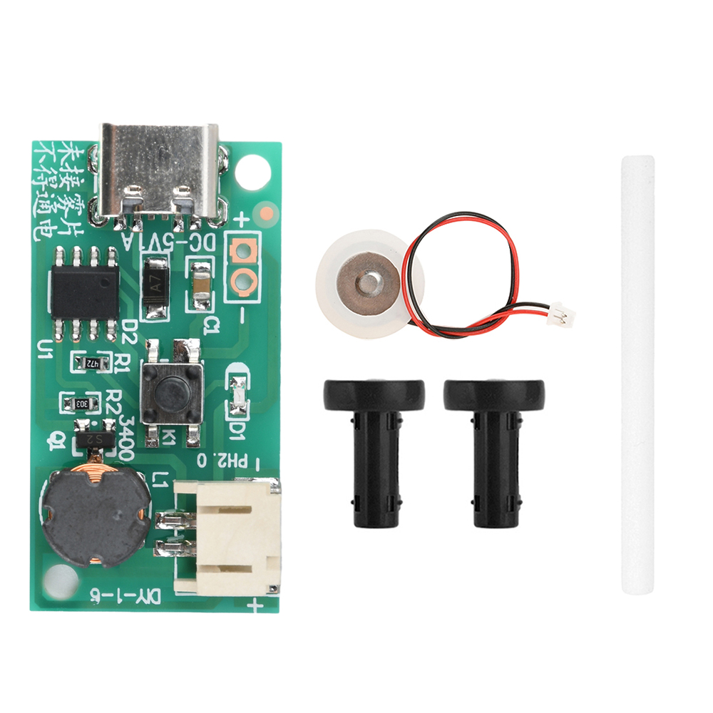 DC 5V Ultrasonic Atomization Maker Mist Atomizer 500MA DIY Humidifier Type-C Interface Electronic Component Kit