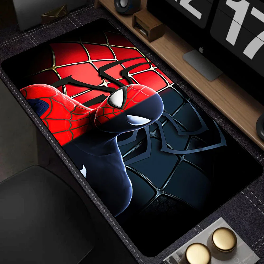 Spider Man Mouse Pad XXL Anime HD Keyboard Mousepad Suitable For Office Desk Laptops Gaming Accessories Non Slip