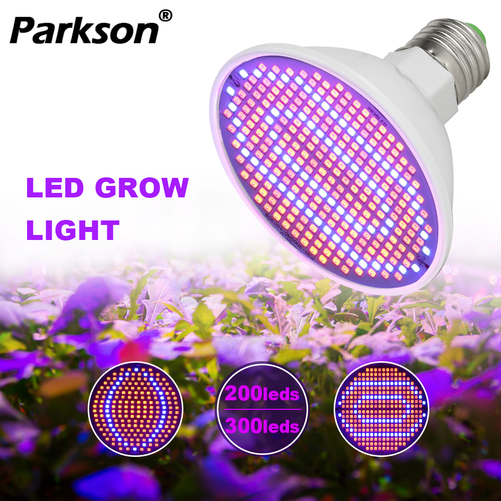 220V E27 300LEDs Plant Grow Light Phyto Lamps LED Full Spectrum Growing Bulb for Greenhouse Hydroponics Growth Fitolampy