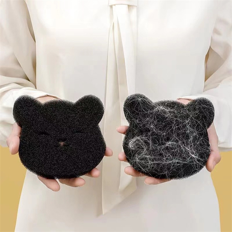 1/2pcs Laundry Ball Washing Machine Lint Catcher Bear Shape Pet Hair Remover Reusable Clothes Sofa Cat Dog Hair Cleaning