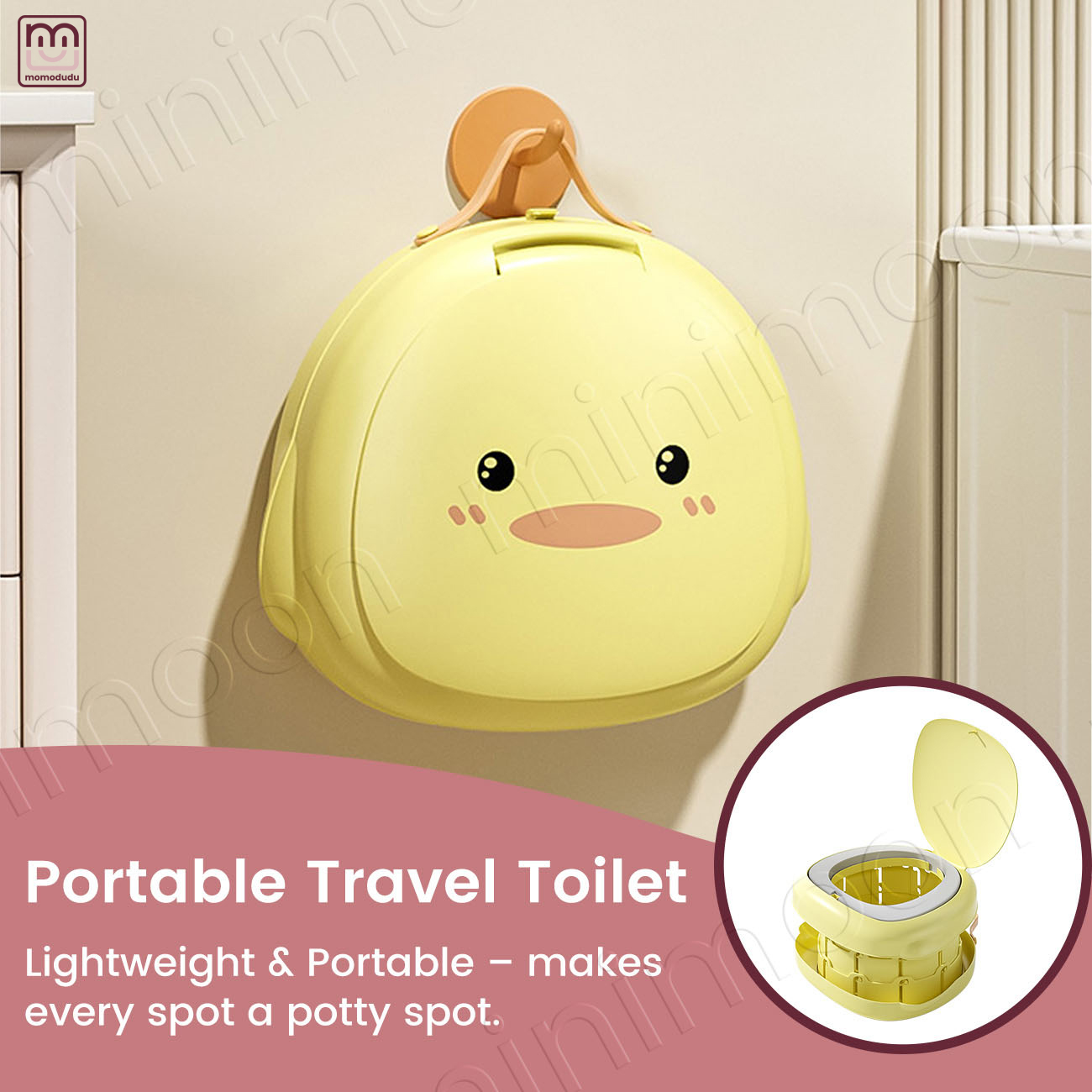 Children's Foldable Portable Toilet, Compact Travel Urinal for Camping & Outdoor Activities