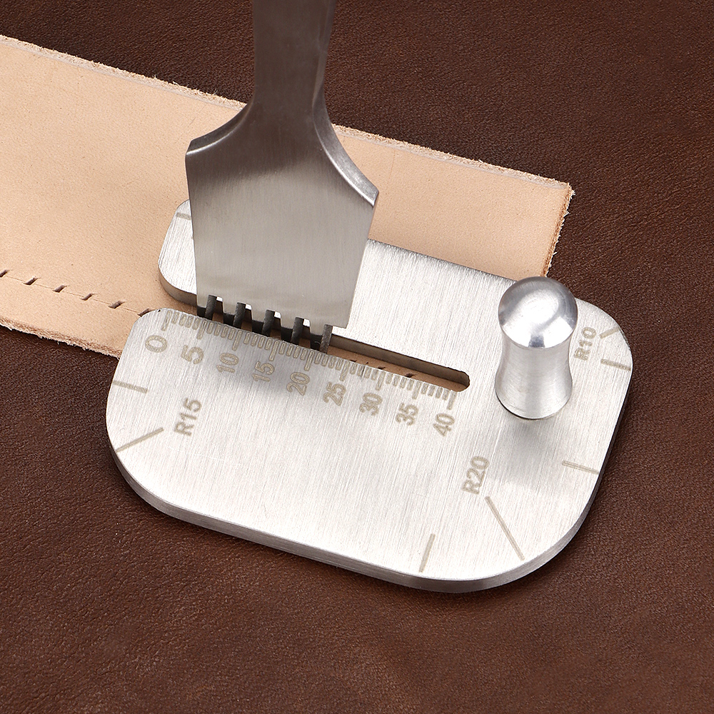1pcs Professional Leathercraft Chopping Guide-Acrylic or Stainless Steel Material- Multifunctional Cutting Punching Assist Tool