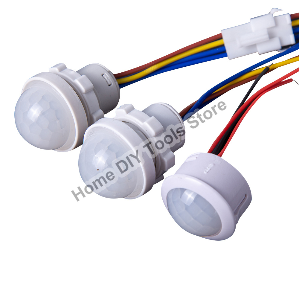 Infrared Motion Automatic Light Sensor IR Detector Switch DC 12V 24V AC 110V 220V Human Body Induction Night Lamp pen gpt