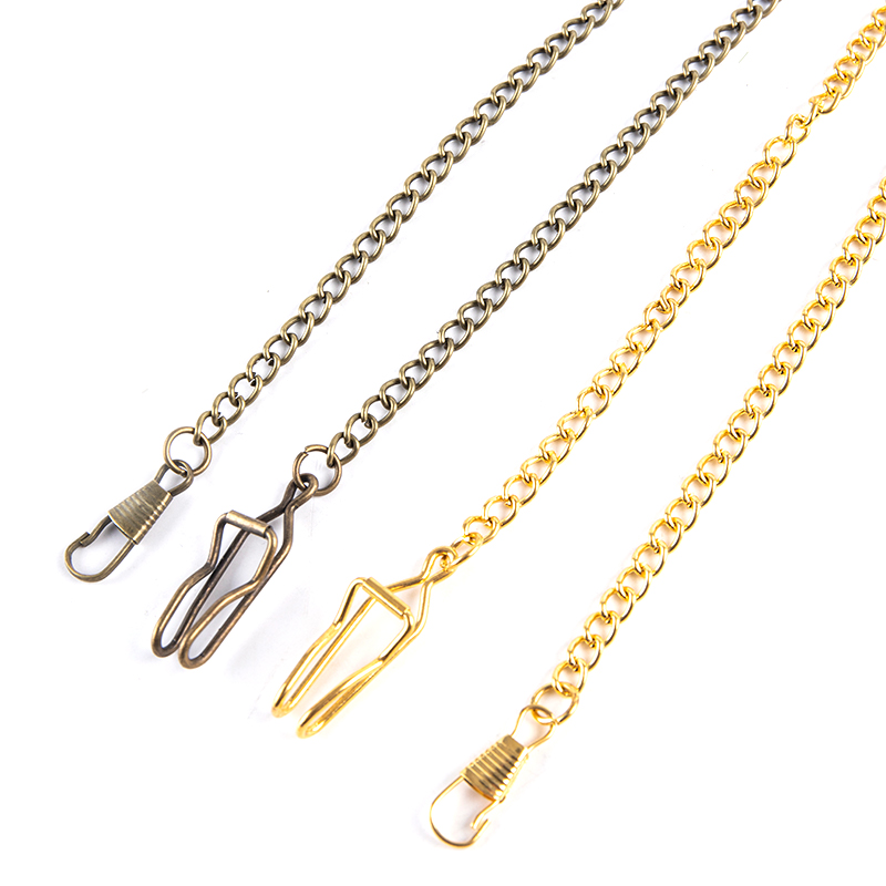 Pocket Watch Chain for Antique Quartz Vintage Bronze Alloy High Quality Durable Practical Daily Use
