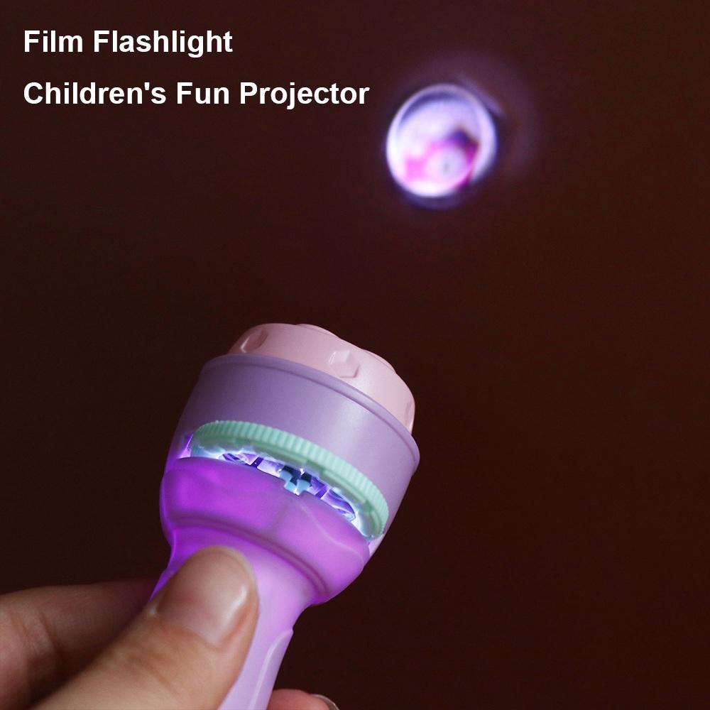 Lamp Baby Projector Early Educational Logical Thinking Training Cartoon Projection Flashlight Cognition 48 Patterns