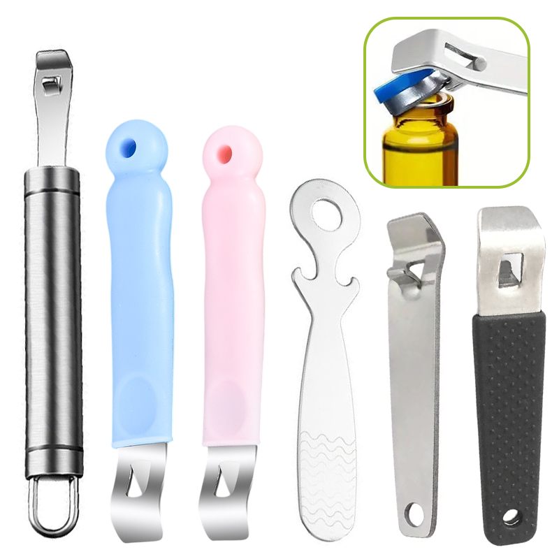 1/3pcs Mini Oral Liquid Ampoule Opener Stainless Steel Multi Function Portable Bottle Cap Remover Tool