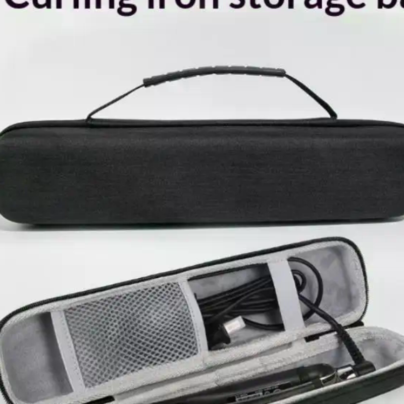 Portable EVA Hair Straightener Storage Bag Curling Iron Hair Rollers Storage Bag Waterproof Carrying Case Organizer Hair Tools