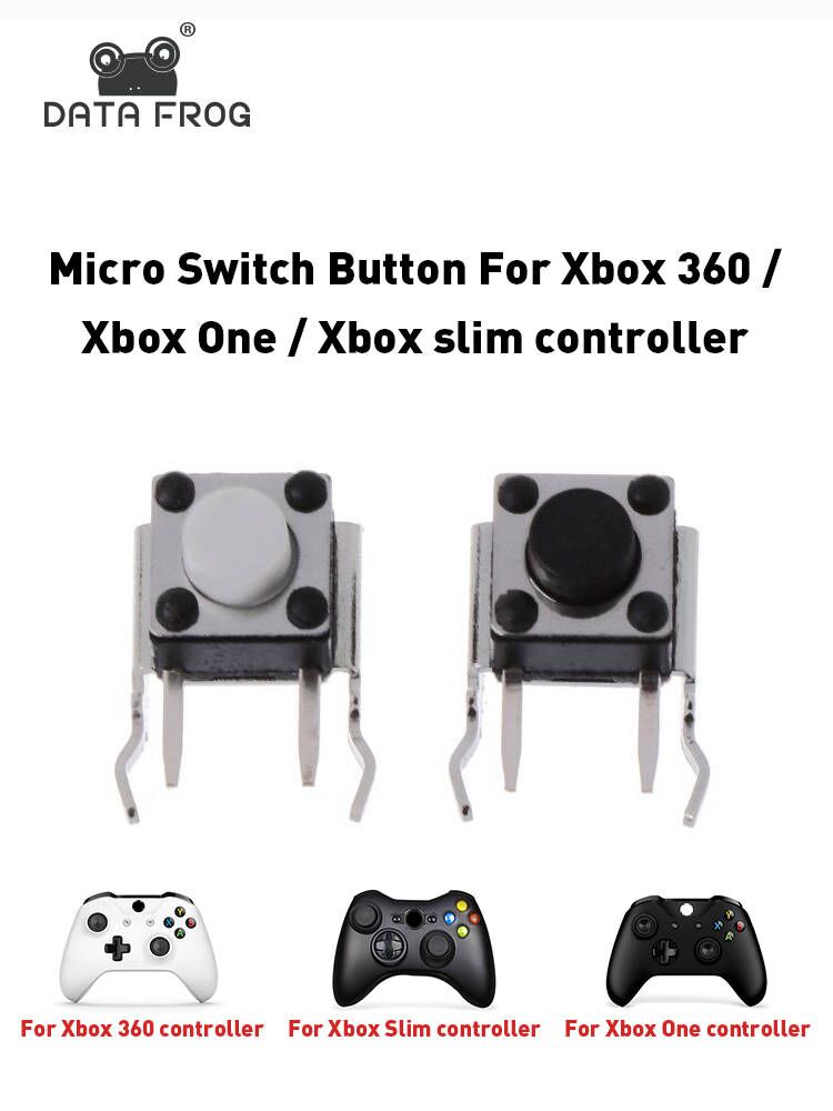 JCD 10 /20 pcs For Xbox 360 Controller RB LB Bumper Button Switch Repair Parts Kits For Xbox one X S Game Accessories