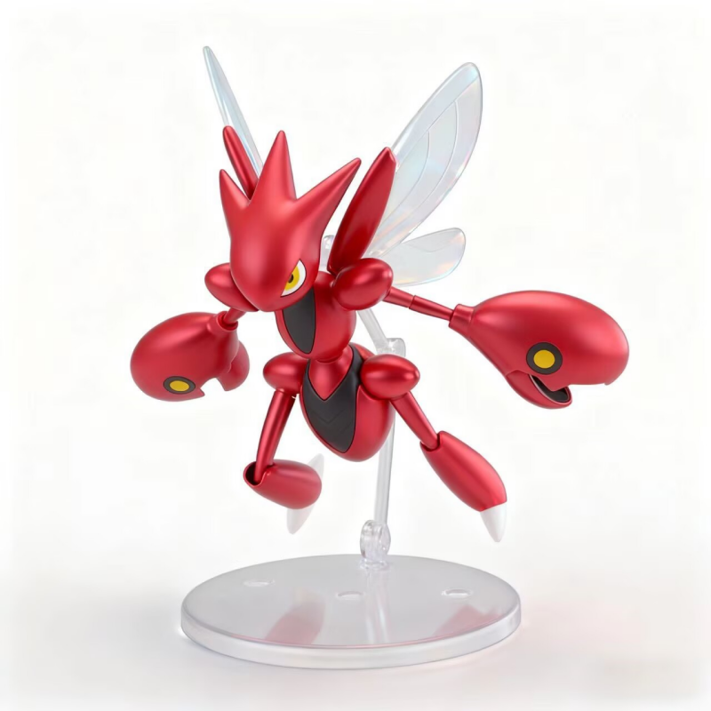 In Stock Pokemon Original Genuine Pokemon PLAMO COLLECTION SELECT SERIES 55 bagged Scizor Assembly Action Figure modelgift