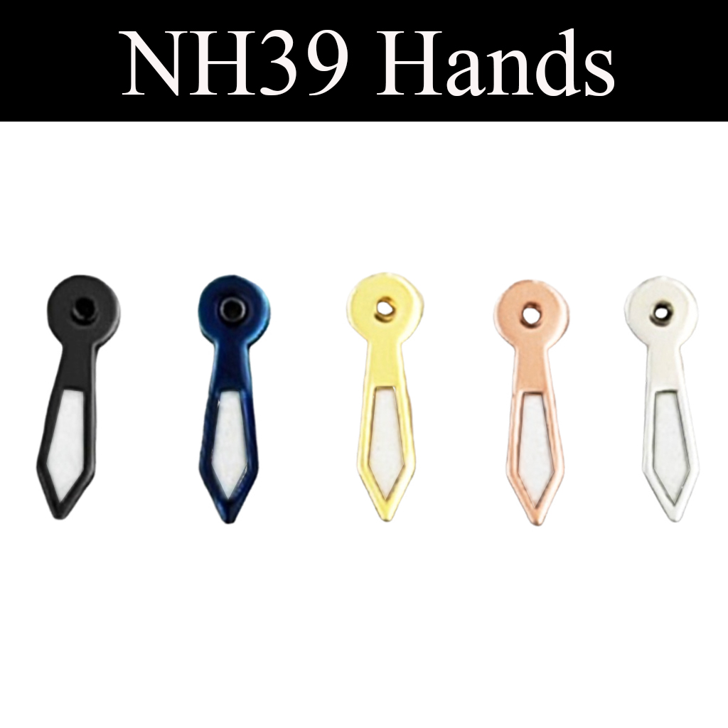 NH39 Silver NH39 Watch Hands Green Luminous Fit NH39 Automatic Movement Watches Pointer Accessory Part