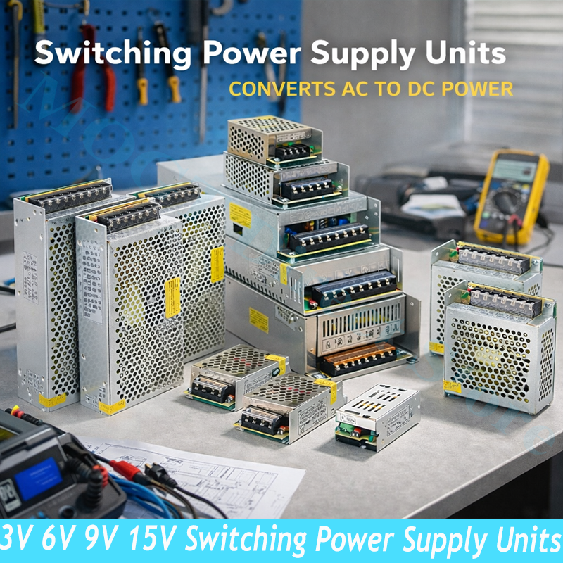 3V 9V 15V Switching Power Supply 1A 2A 3A 4A 5A 10A 20A 30A 40A 50A transformer 6W 12W 15W 18W 20W 30W 36W 48W 60W 90W 120W SMPS